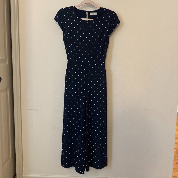 Babaton Hamptons Polka Dot Jumpsuit SZ 0 - Picture 3 of 7